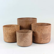 Recycelter Übertopf mit Drainagesystem | Farbe Kupfer